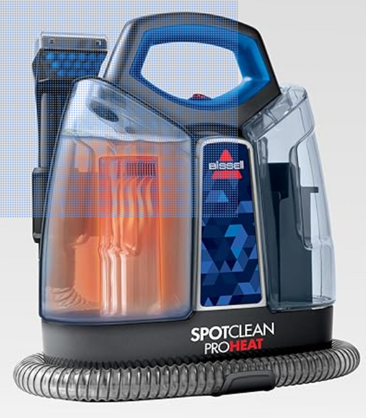 Bissell SpotClean ProHeat Portable Spot and Stain Carpet Cleaner, 2694, Blue